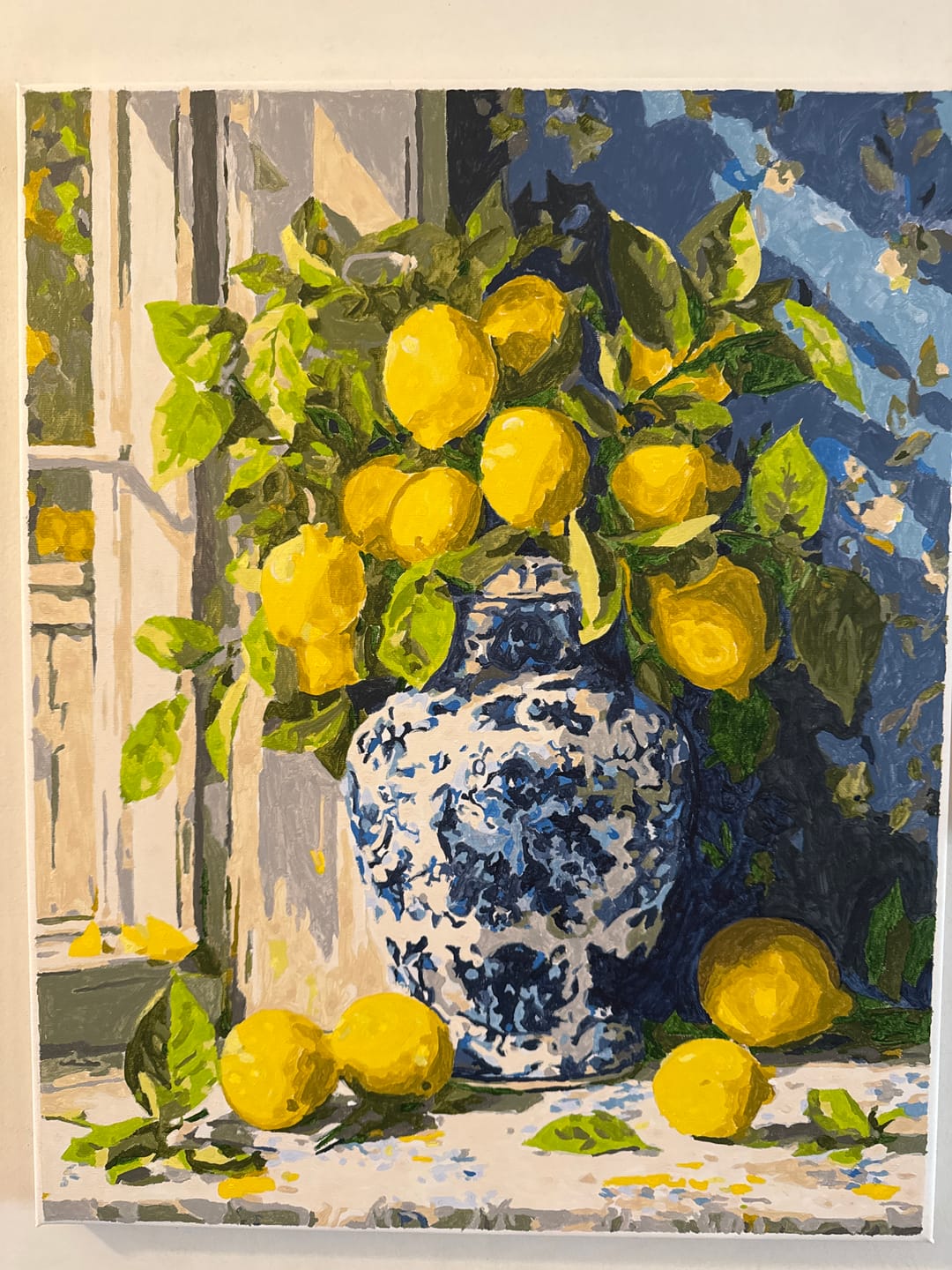 Customer photo review of Lemon bouquet | Paint by Number