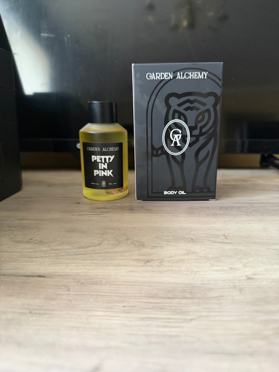 Customer photo review of PETTY IN PINK BODY OIL