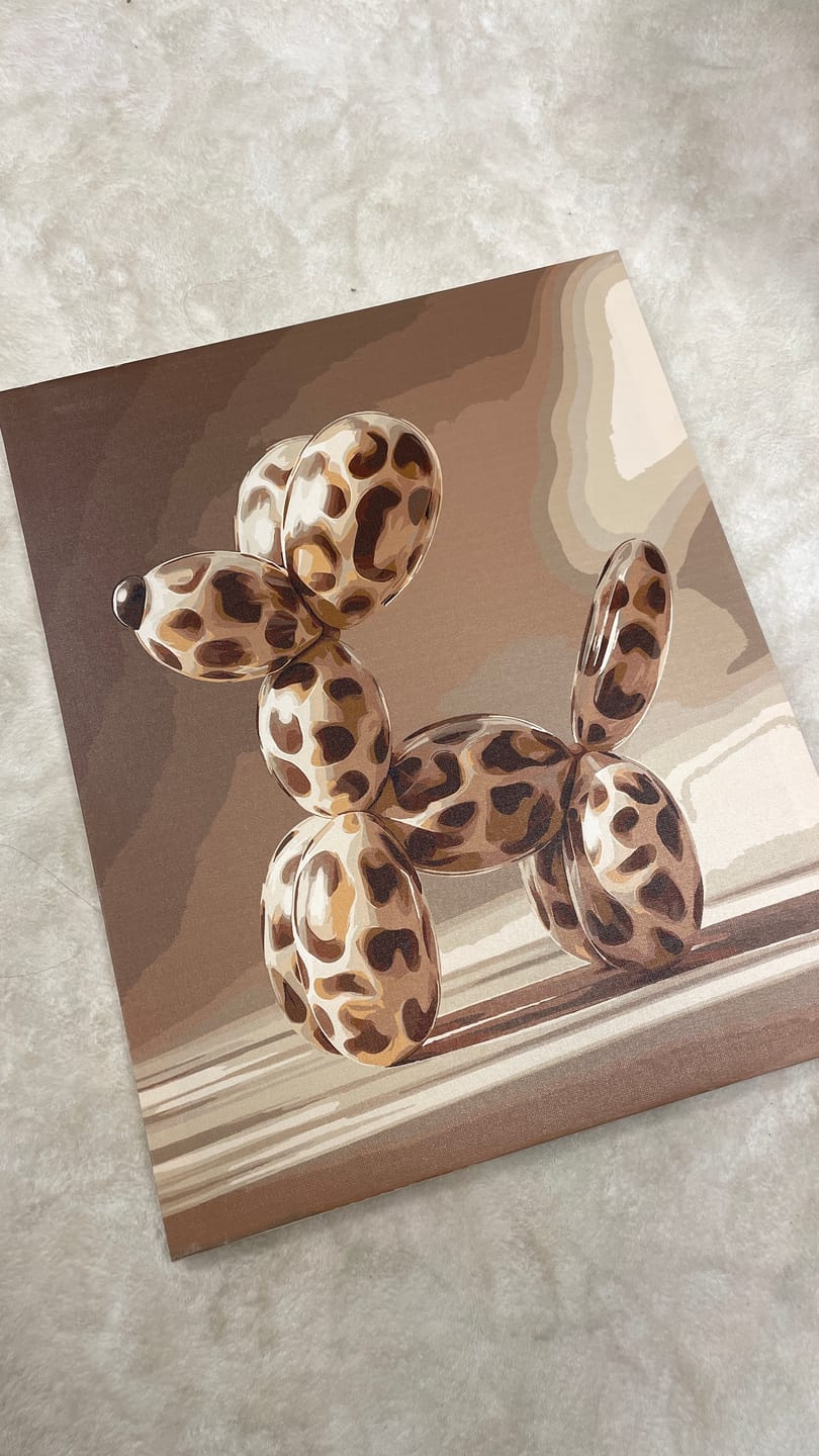 Customer photo review of Patterned balloon | Paint by Number
