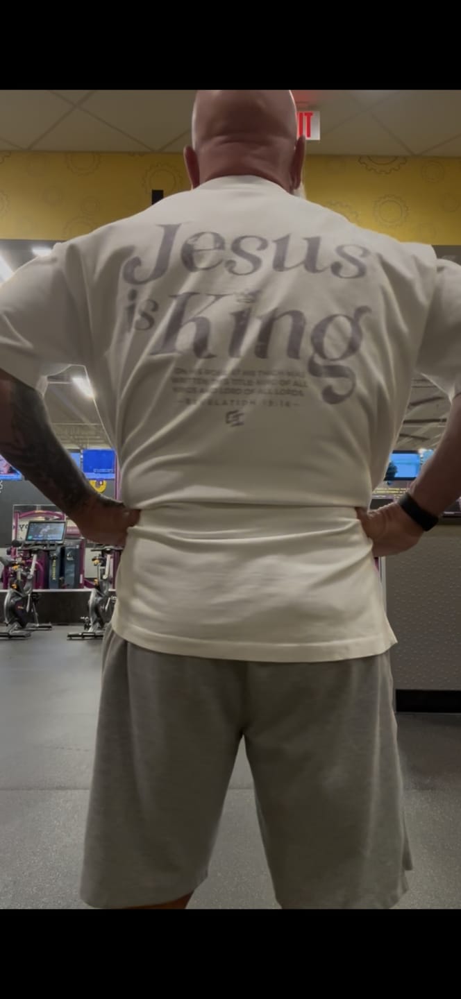 Customer photo review of 'Jesus Is King' T-Shirt