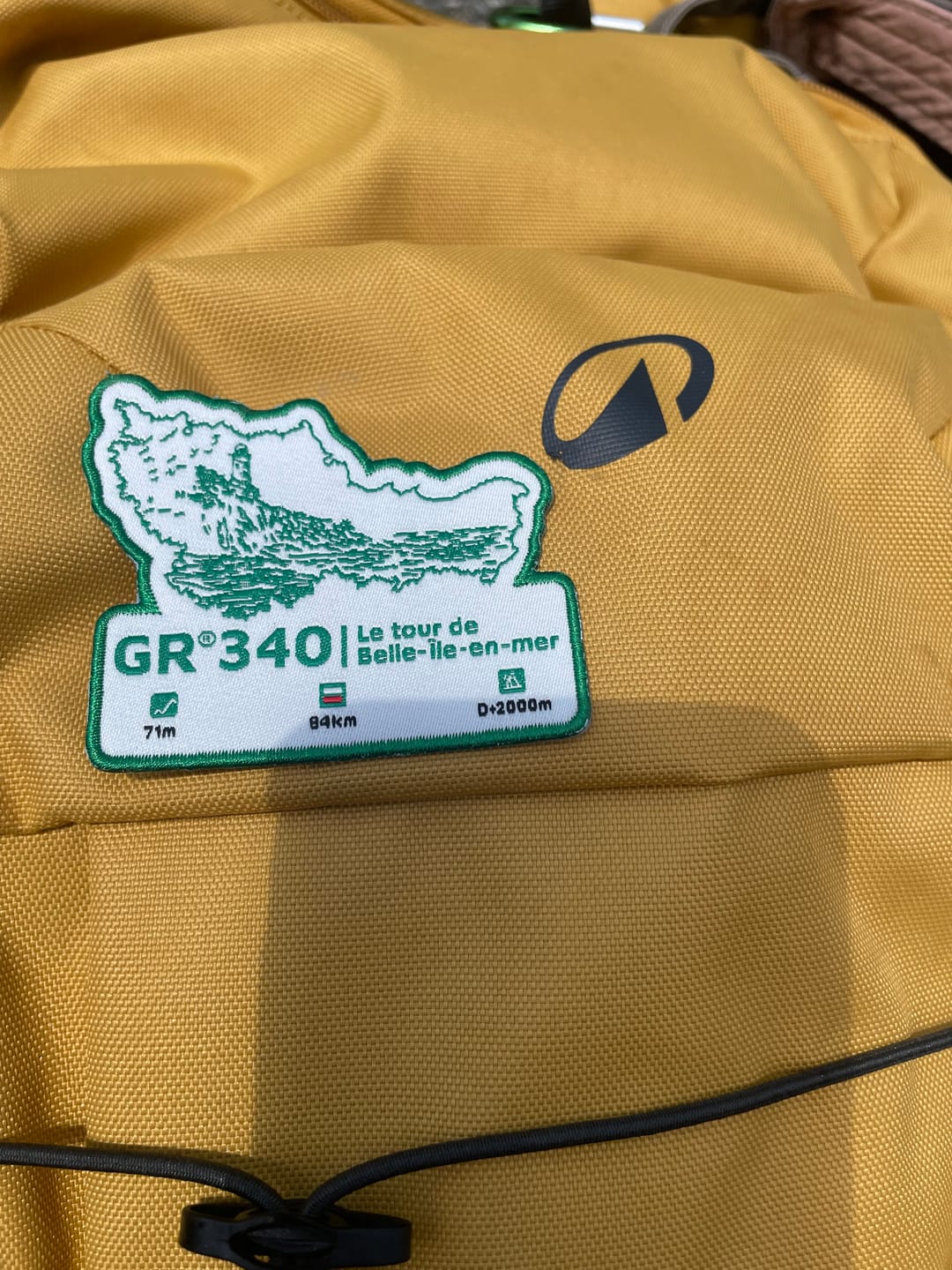 Customer photo review of Écusson GR®340 Le tour de Belle-Ile en mer
