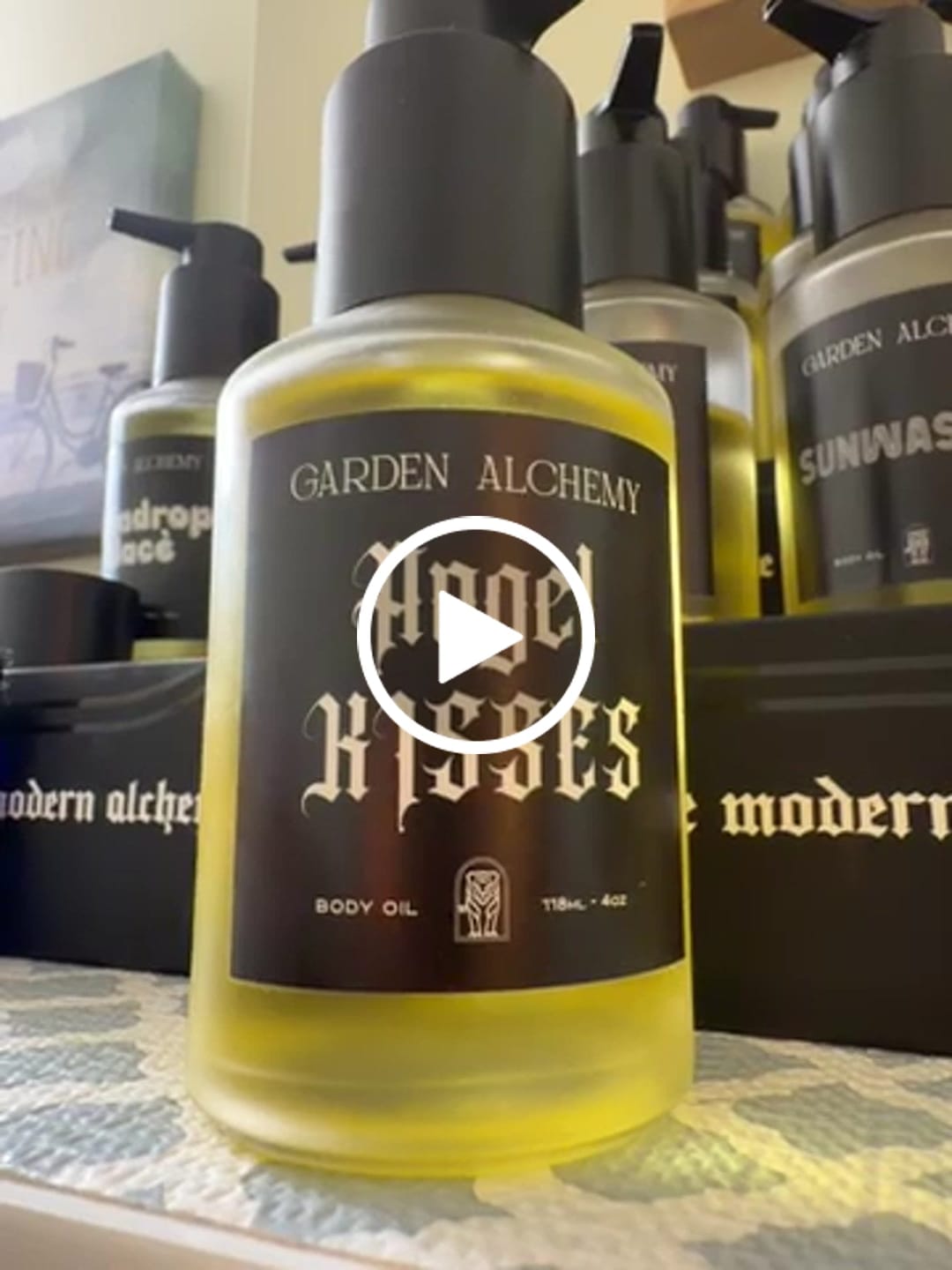 Customer video review of ANGEL KISSES BODY OIL
