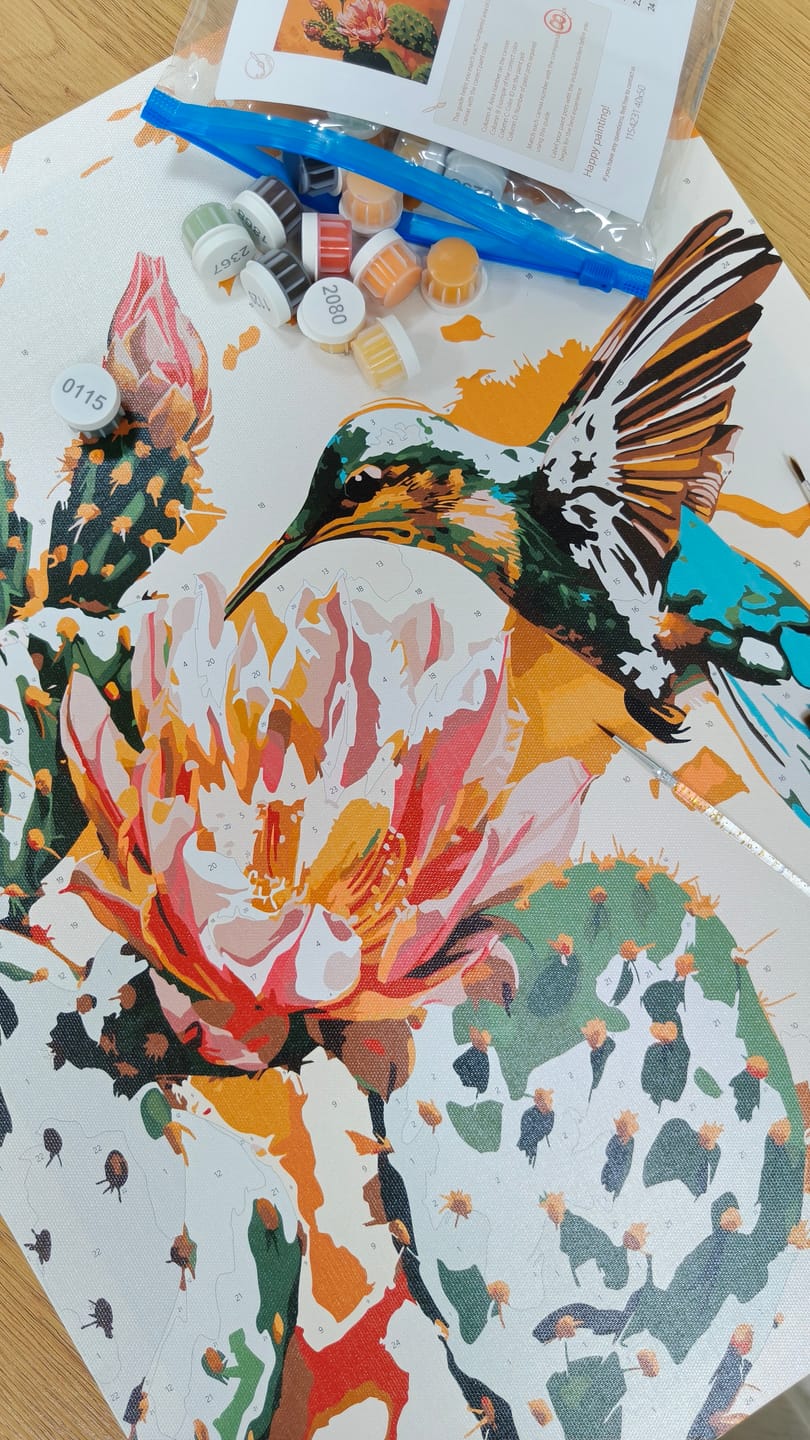 Customer photo review of Mexican Nature | Paint by Number