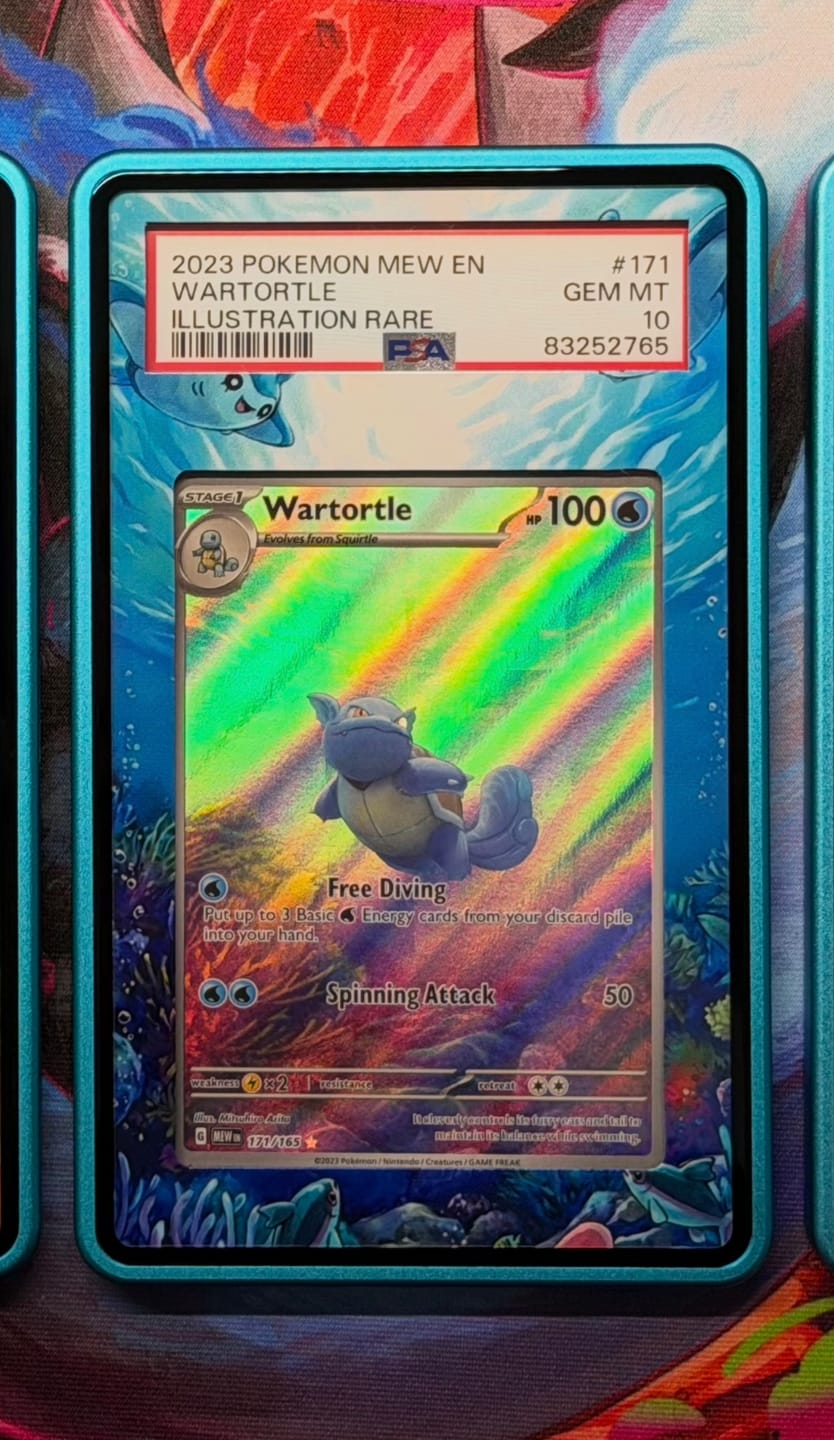 Customer photo review of Wartortle 171-165 IR AR Pokemon 151 Extended Art Display Cases