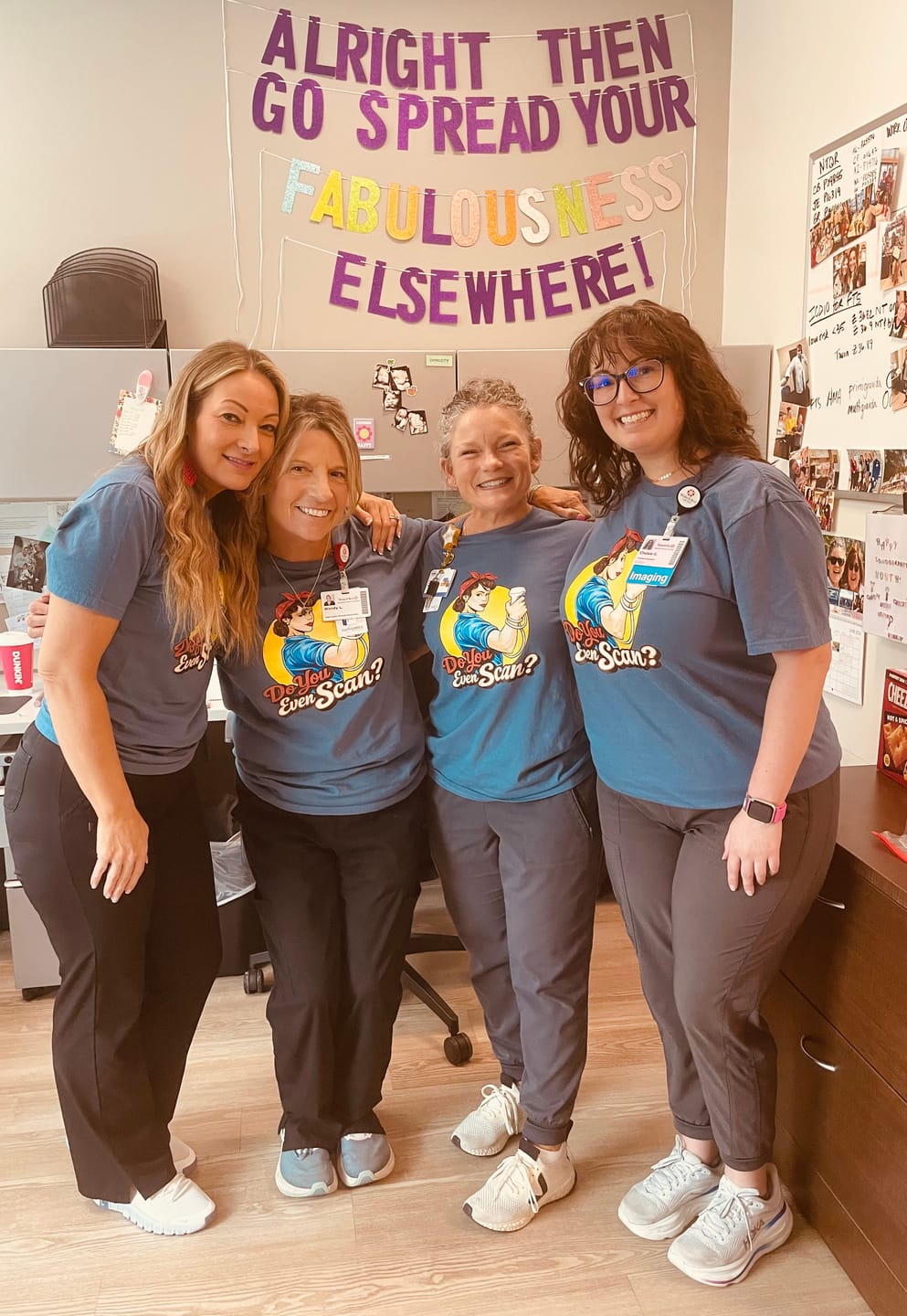 Customer photo review of "Do You Even Scan" Sonographer T-Shirt