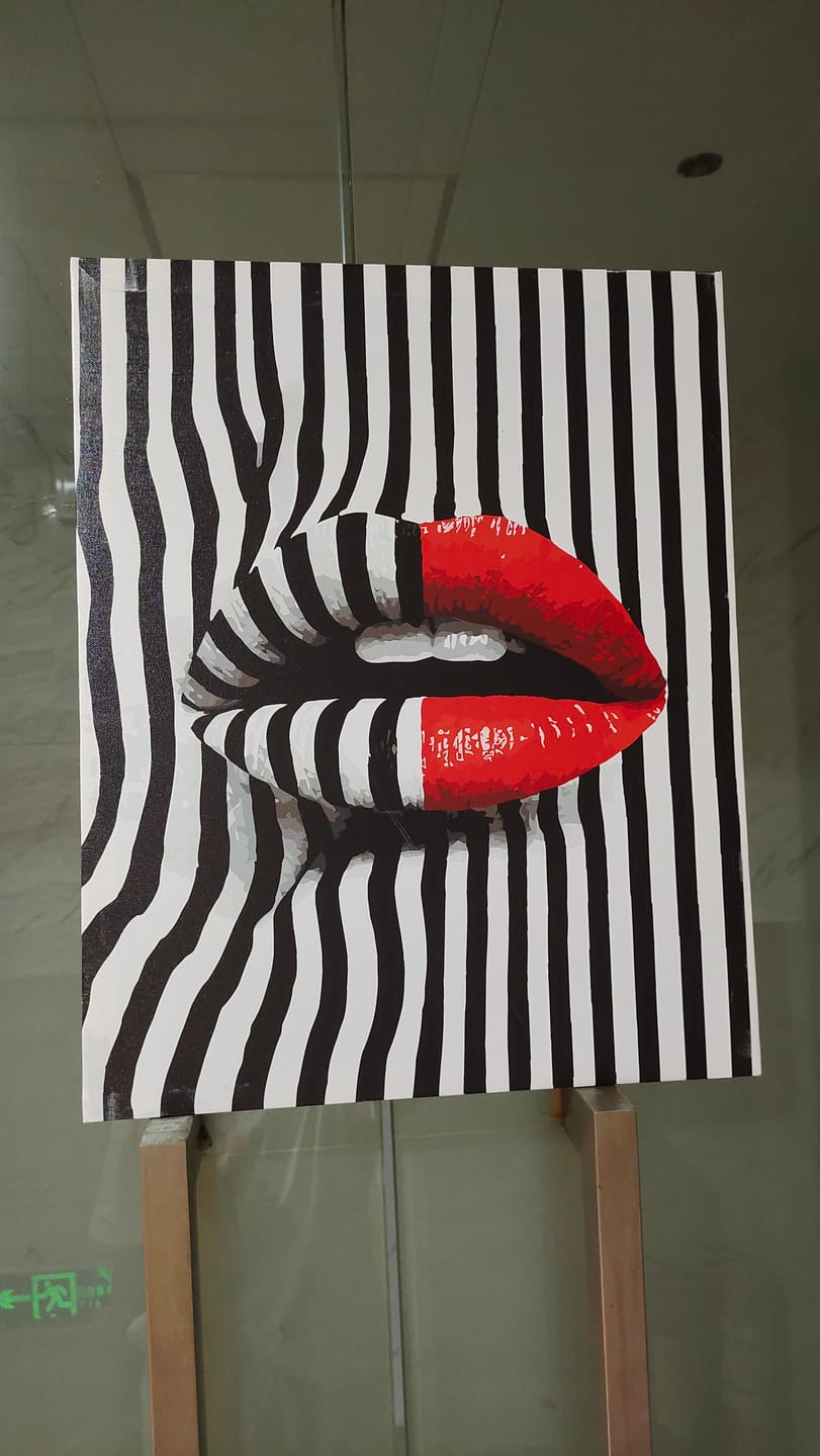 Customer photo review of Bold Expression | Paint by Number