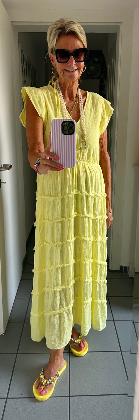 Customer photo review of Flip-Flop / Katja - Popcorn - Gelb