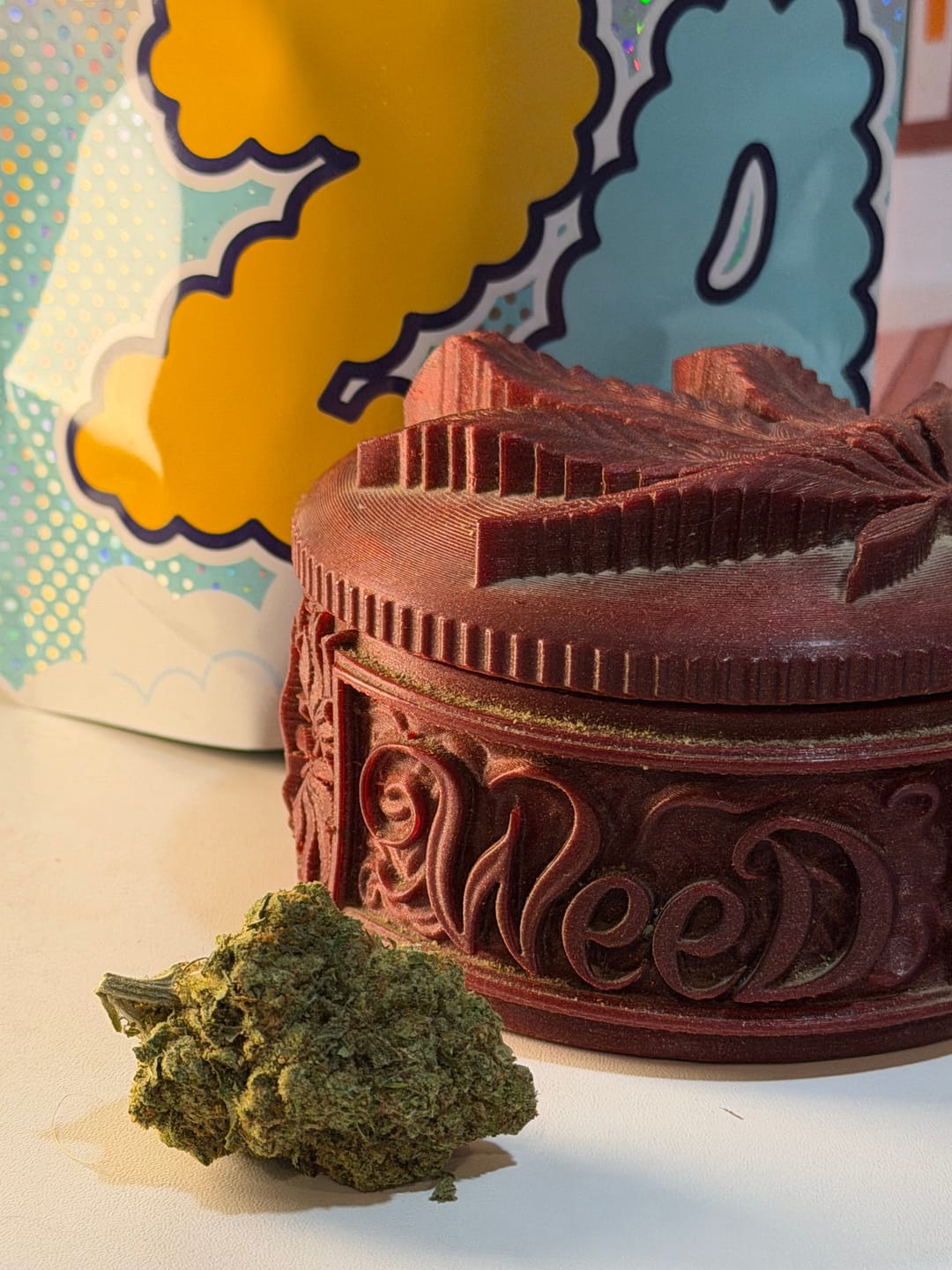 Customer photo review of Raspberry Kush - 28 Grams - Indica
