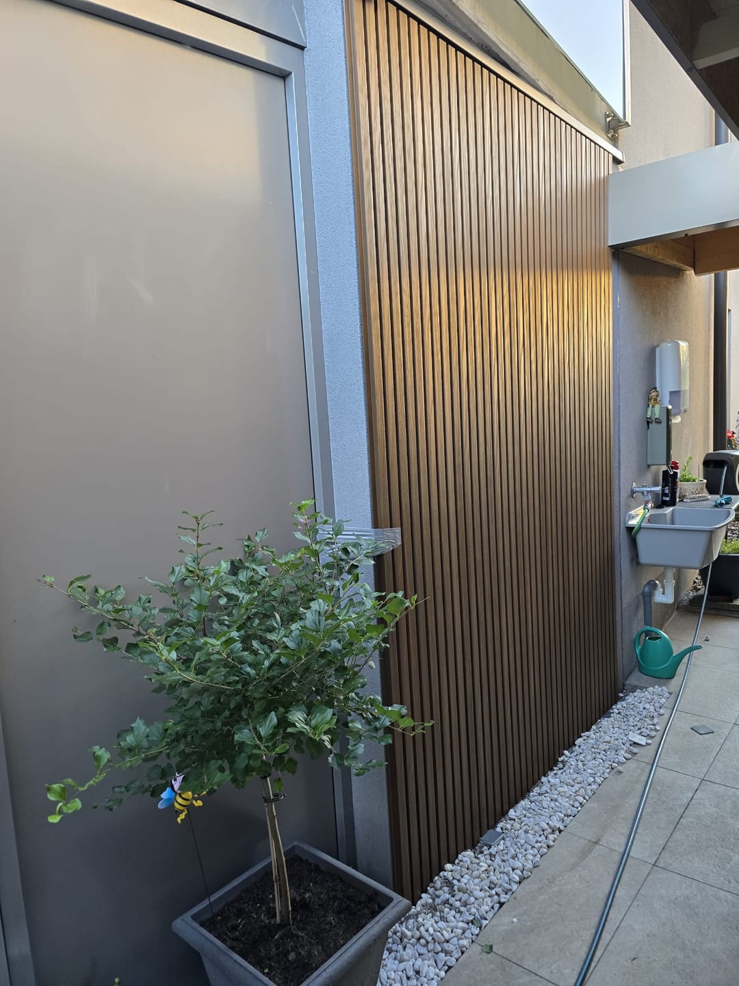 Customer photo review of Fassadenverkleidung Eiche 290CM | Garten | 3D Holzmaserung