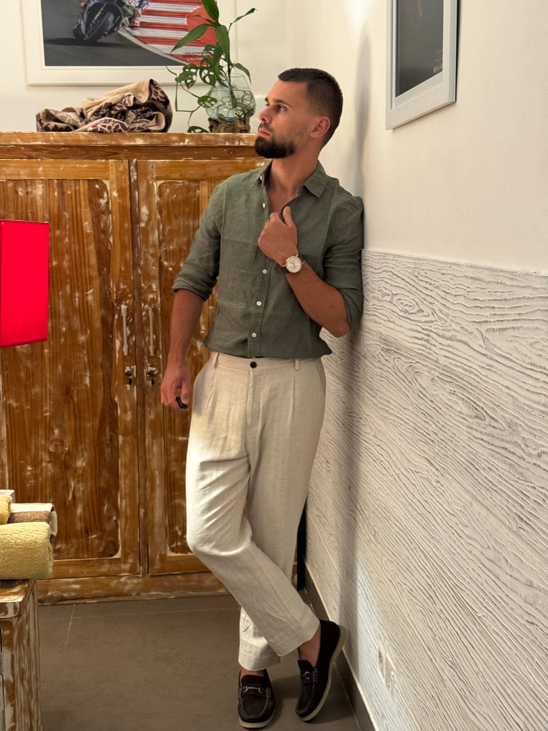 Customer photo review of Snapper Suede Loafers Brown