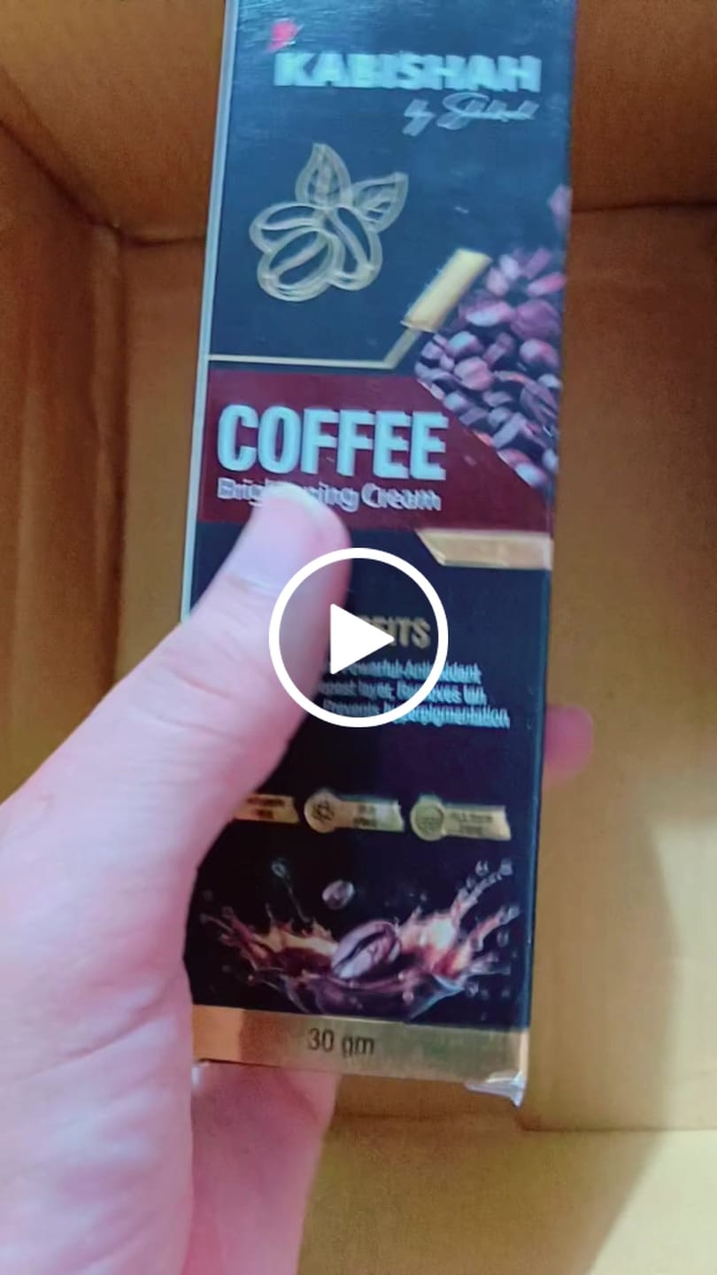 Customer video review of Coffee Brightening Cream