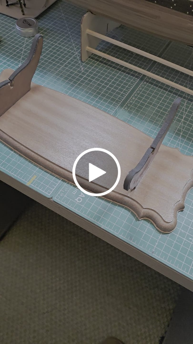 Customer video review of Peana completa con Soportes para Maquetas de Barcos - Madera 390x145 mm