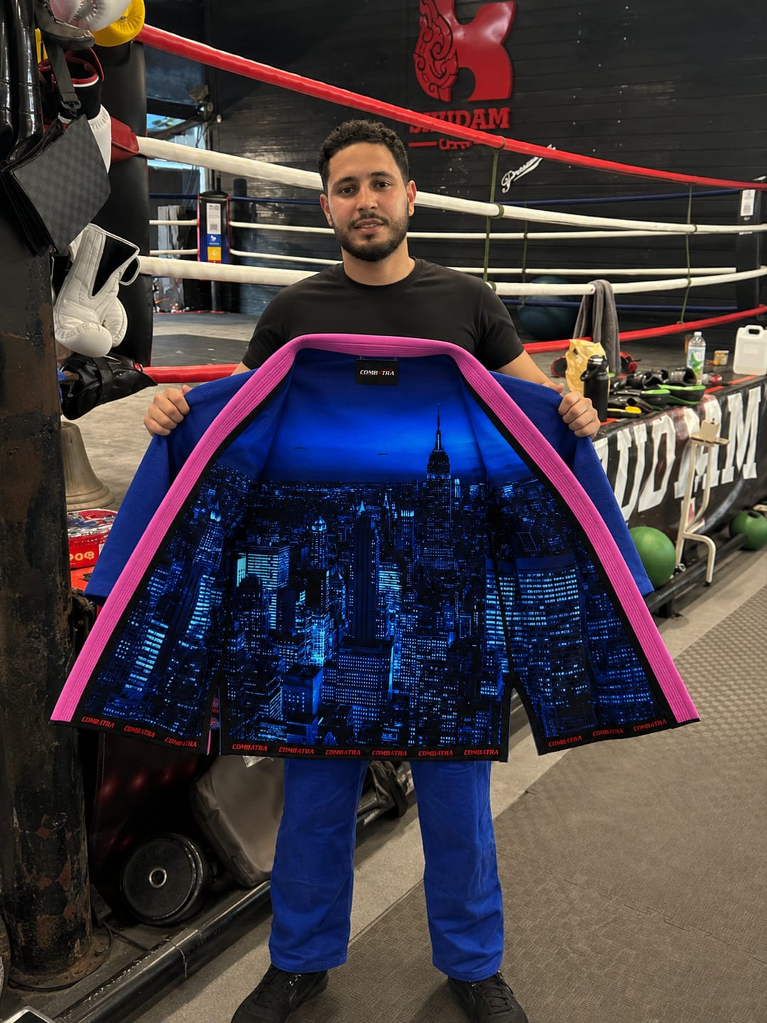 Customer photo review of Design Your Own Premium Personalised BJJ Gi | Combatra