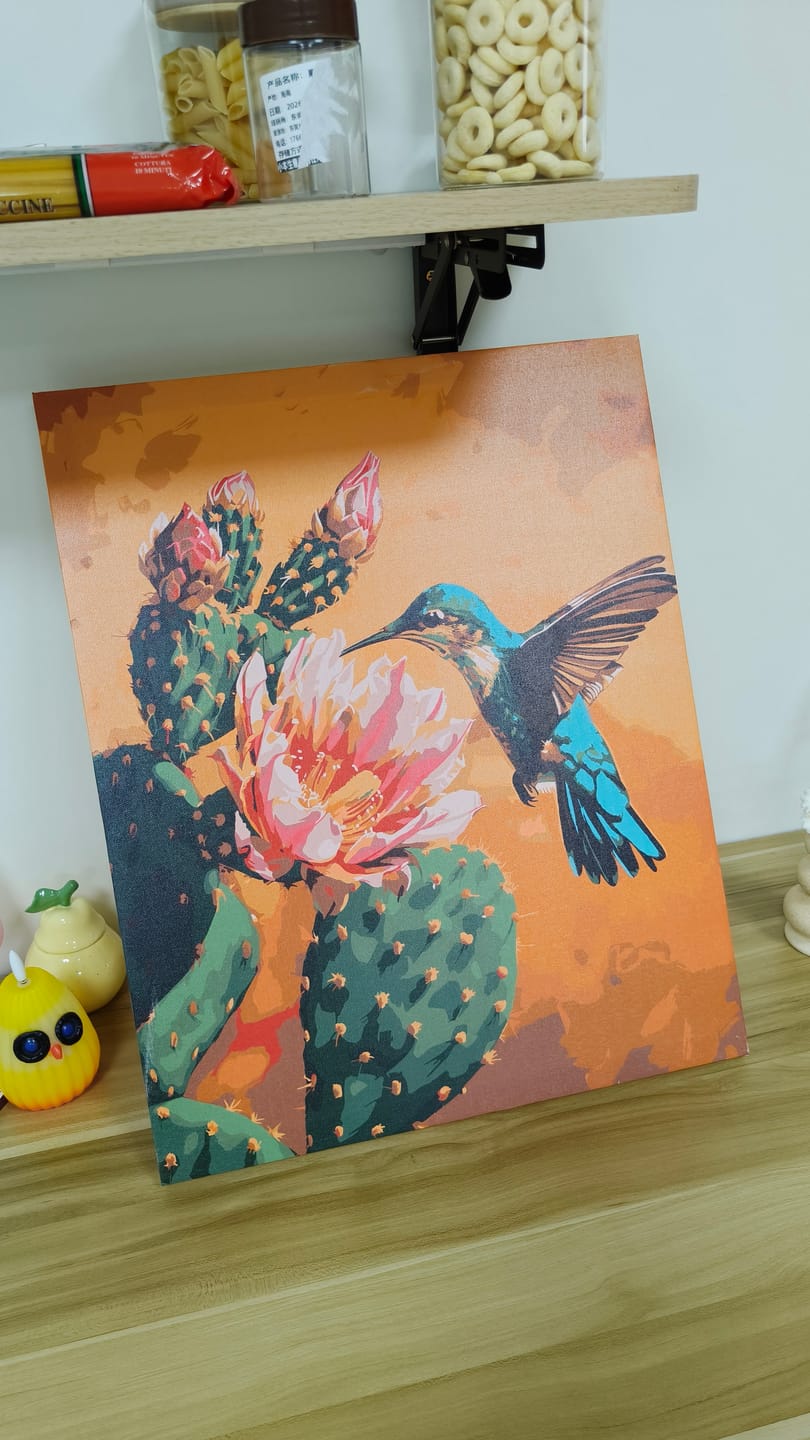 Customer photo review of Mexican Nature | Paint by Number