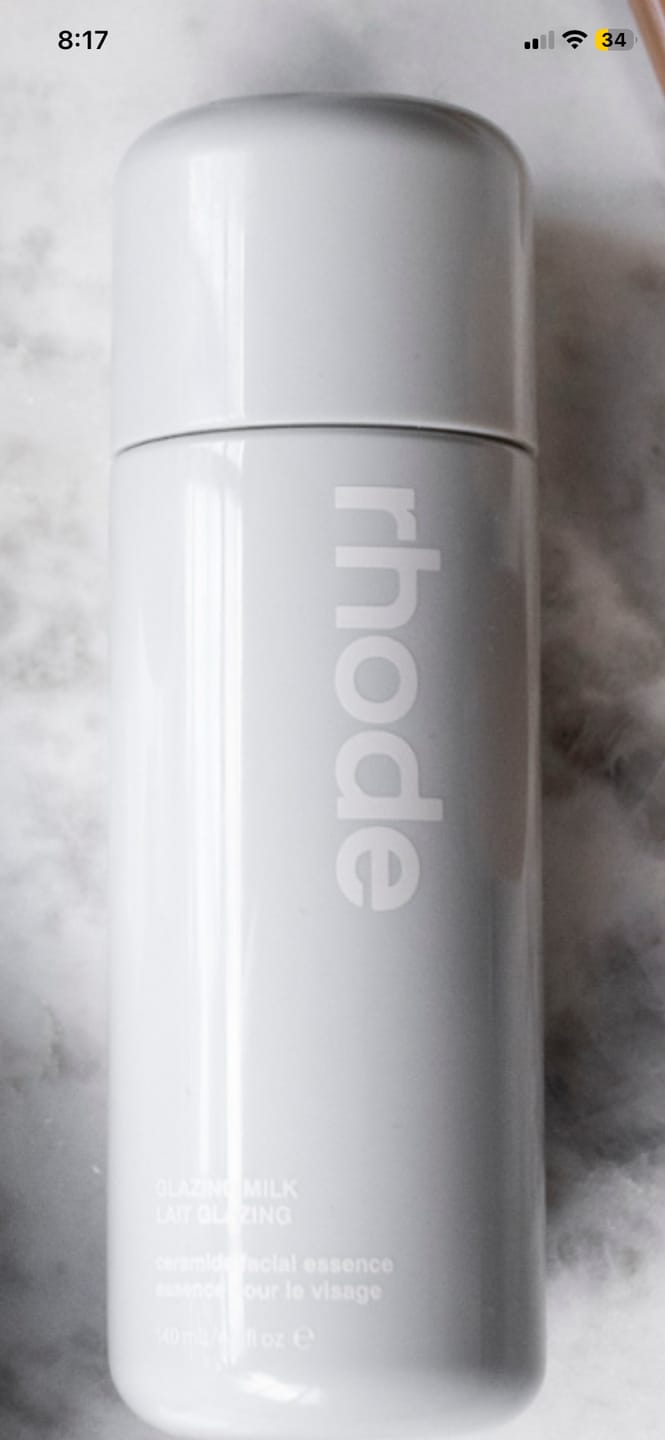 Customer photo review of Glazing Milk Ceramide Facial Essence