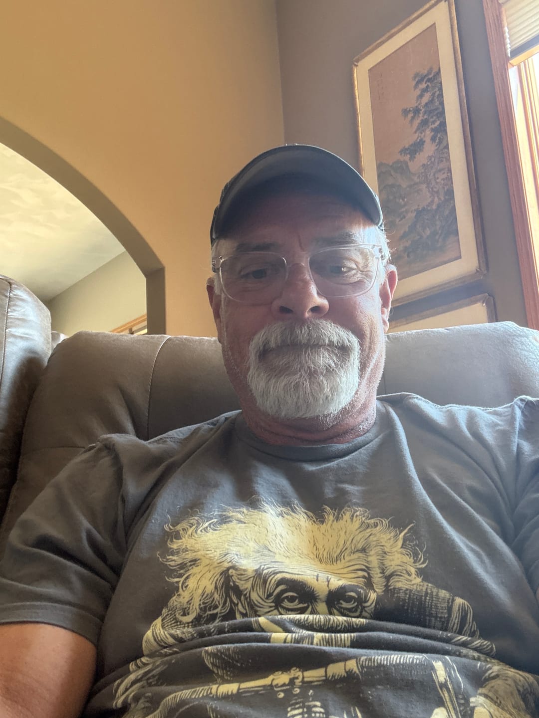 Customer photo review of Einstein Road 77 T-Shirt US