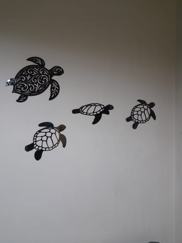 Customer photo review of Sea Turtle Wall Art Set