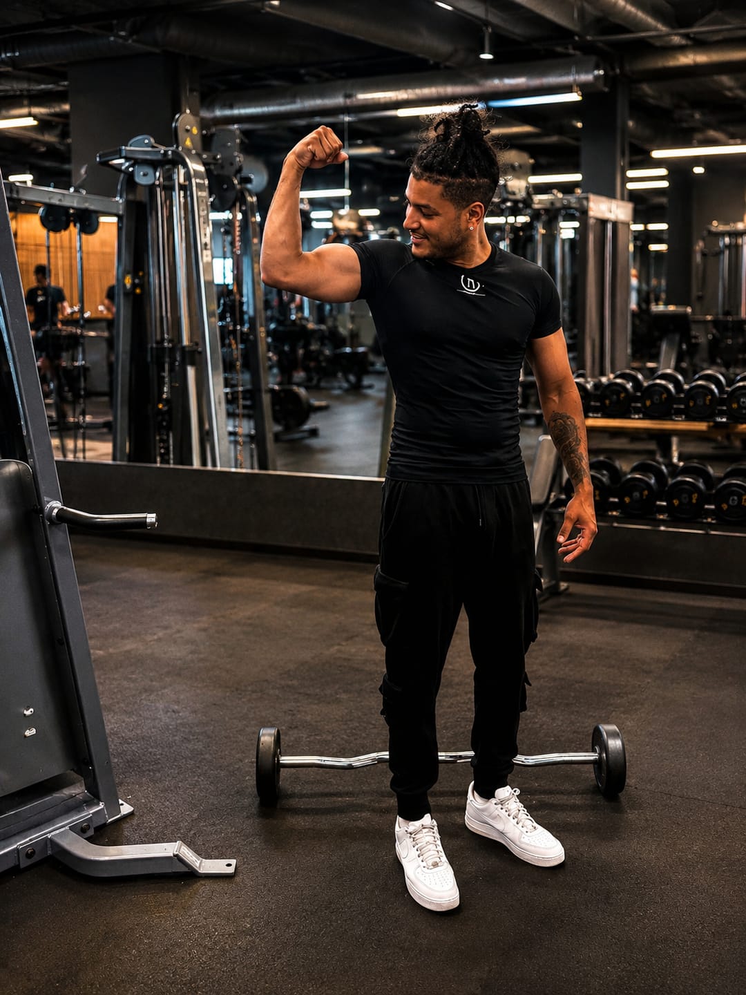 Customer photo review of COMPRESSION T-SHIRT