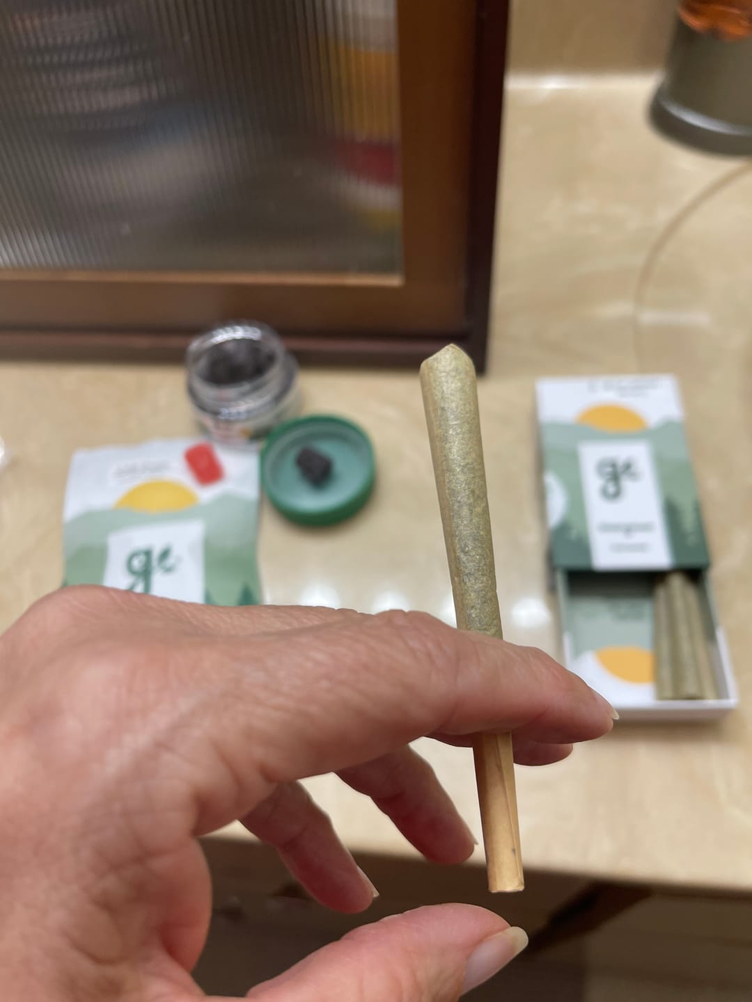 Customer photo review of Blue Dream Pre-Roll