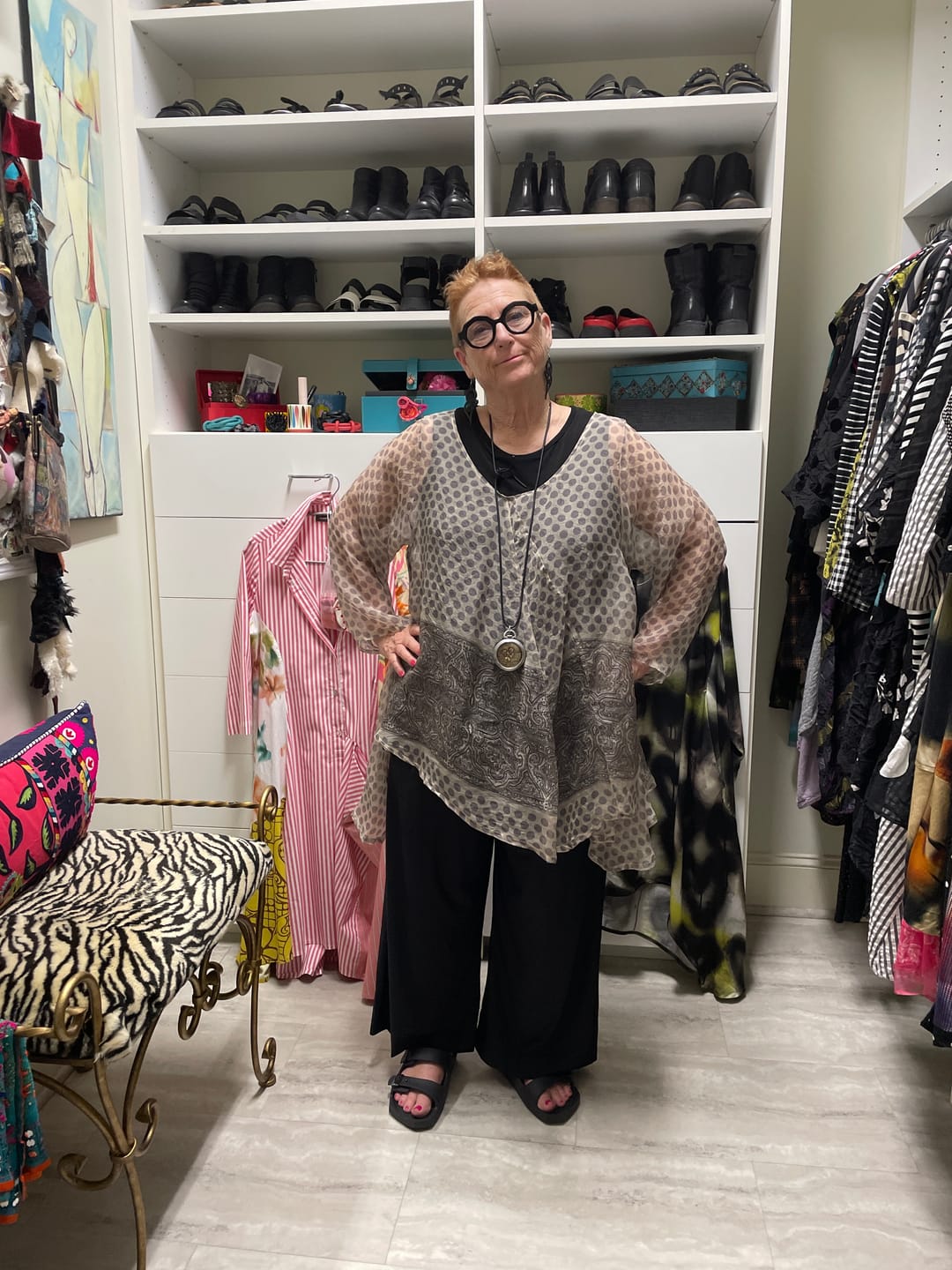Customer photo review of Essential Tekbika Cute Crop Pants, Black
