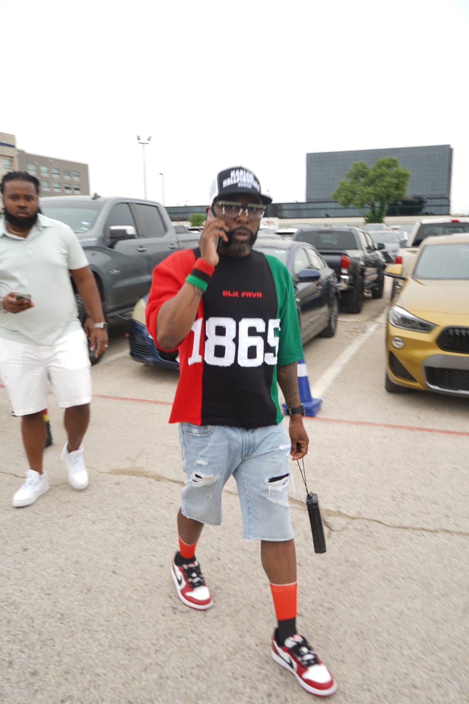 Customer photo review of 1865 Juneteenth Heavyweight Cropped Crew | Red Black Green Tri-Color