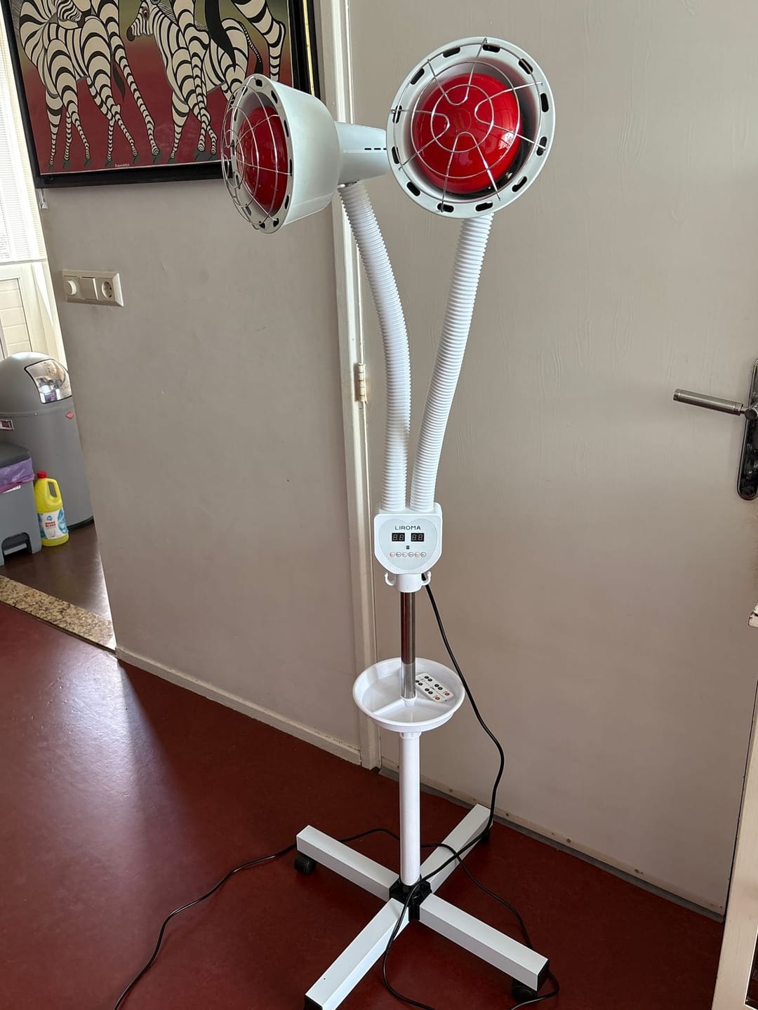 Customer photo review of LIROMA® Infraroodlamp Dubbele kop – 507 – Ideaal voor thuis