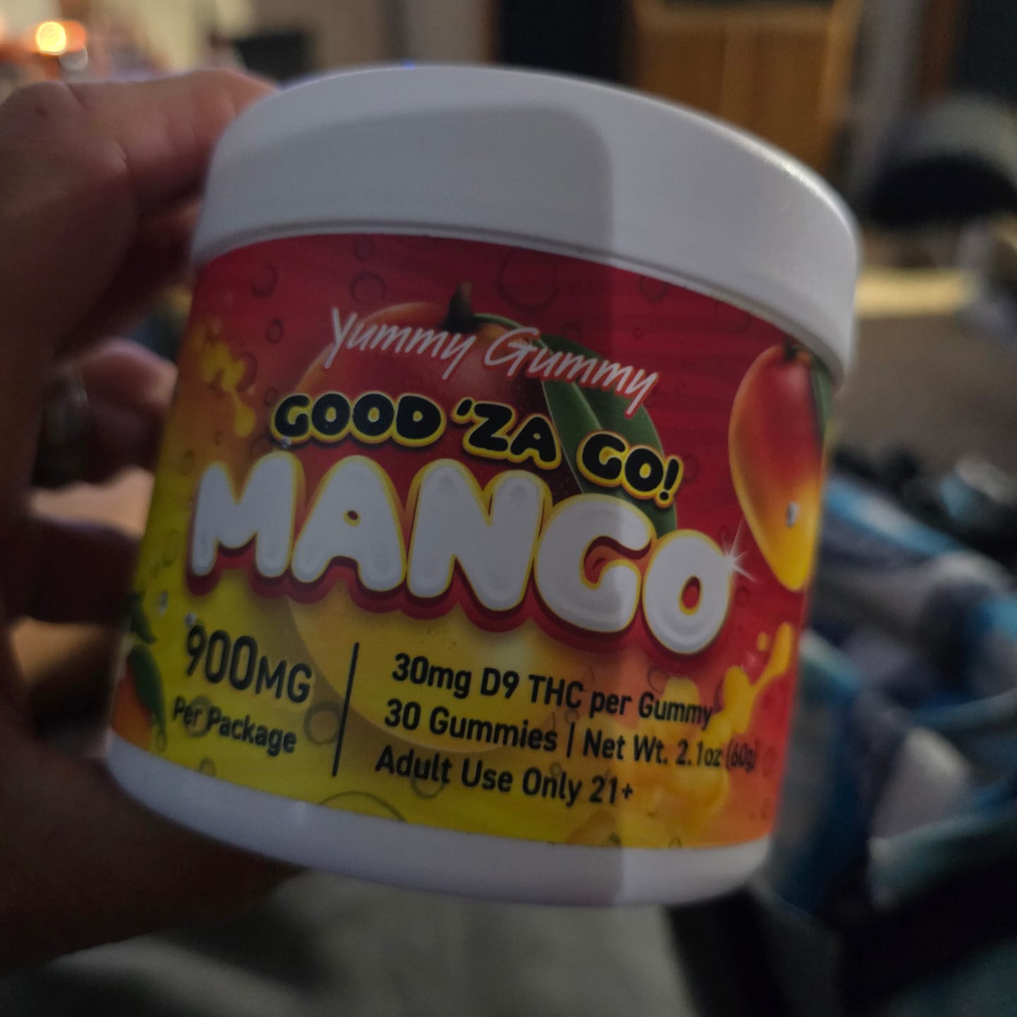 Customer photo review of 900MG Yummy Gummy D9