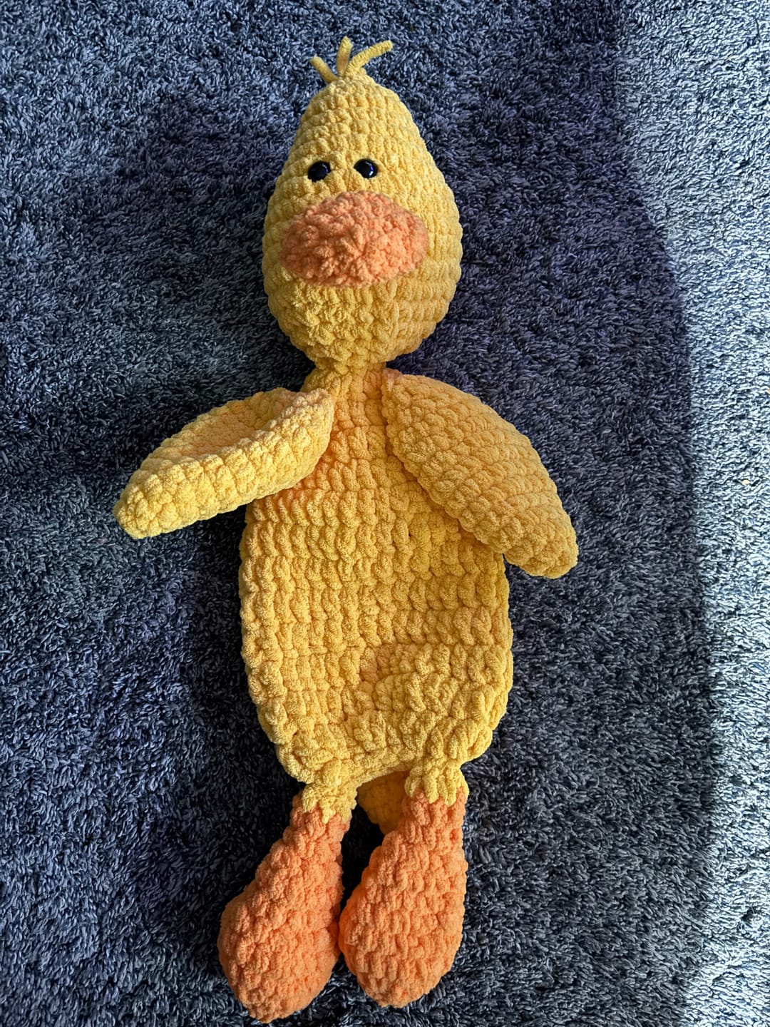 Customer photo review of Duck Snuggler Crochet Pattern PDF