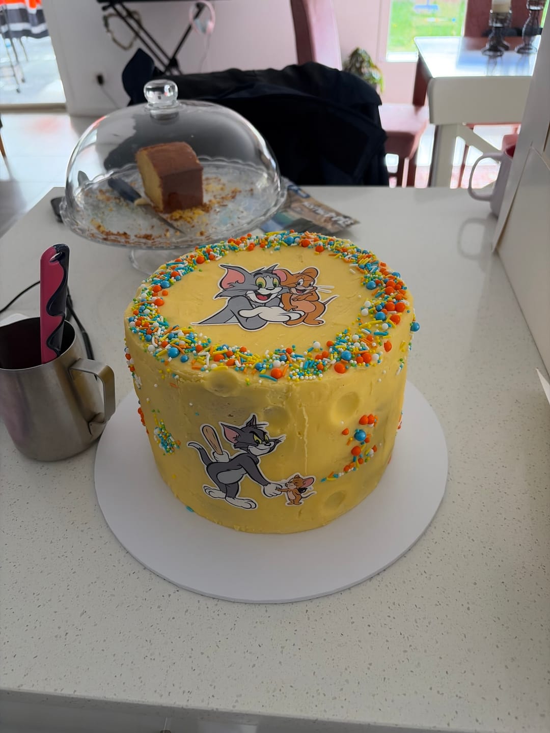 Customer photo review of A4 Rectangle Custom Edible Icing Image