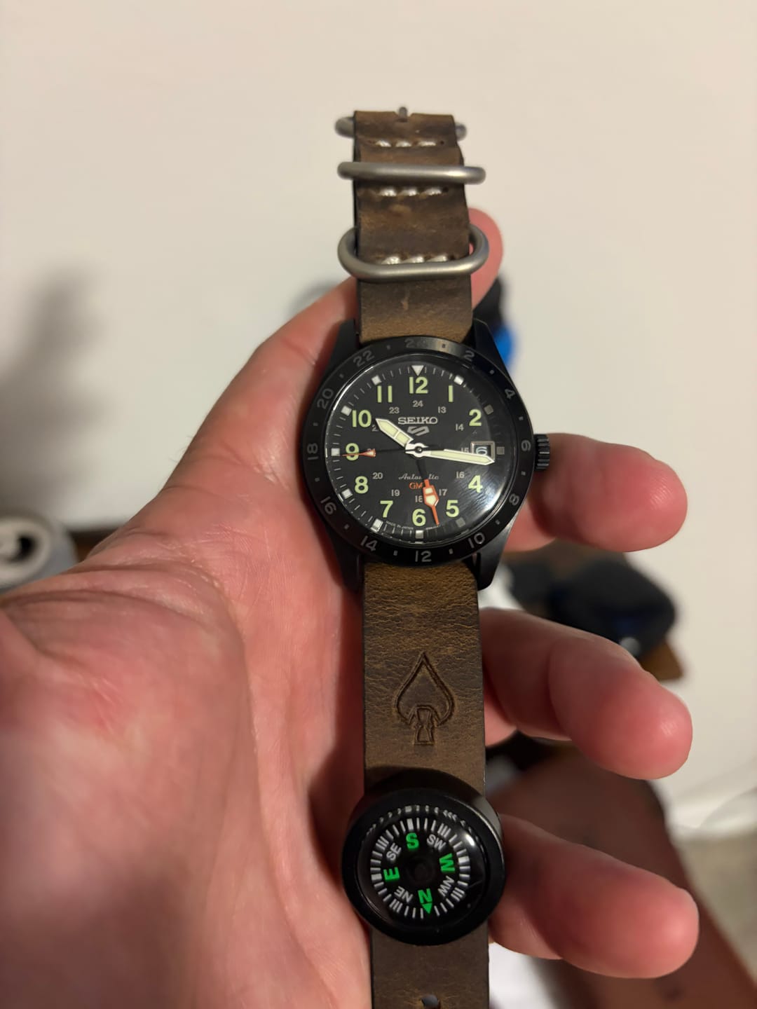 Customer photo review of W.O.E. Leather Single Pass Strap