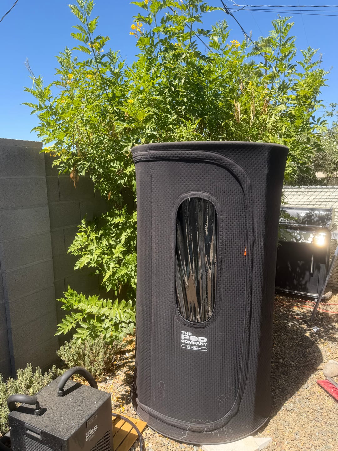 Customer photo review of The Sauna Pod 2.0