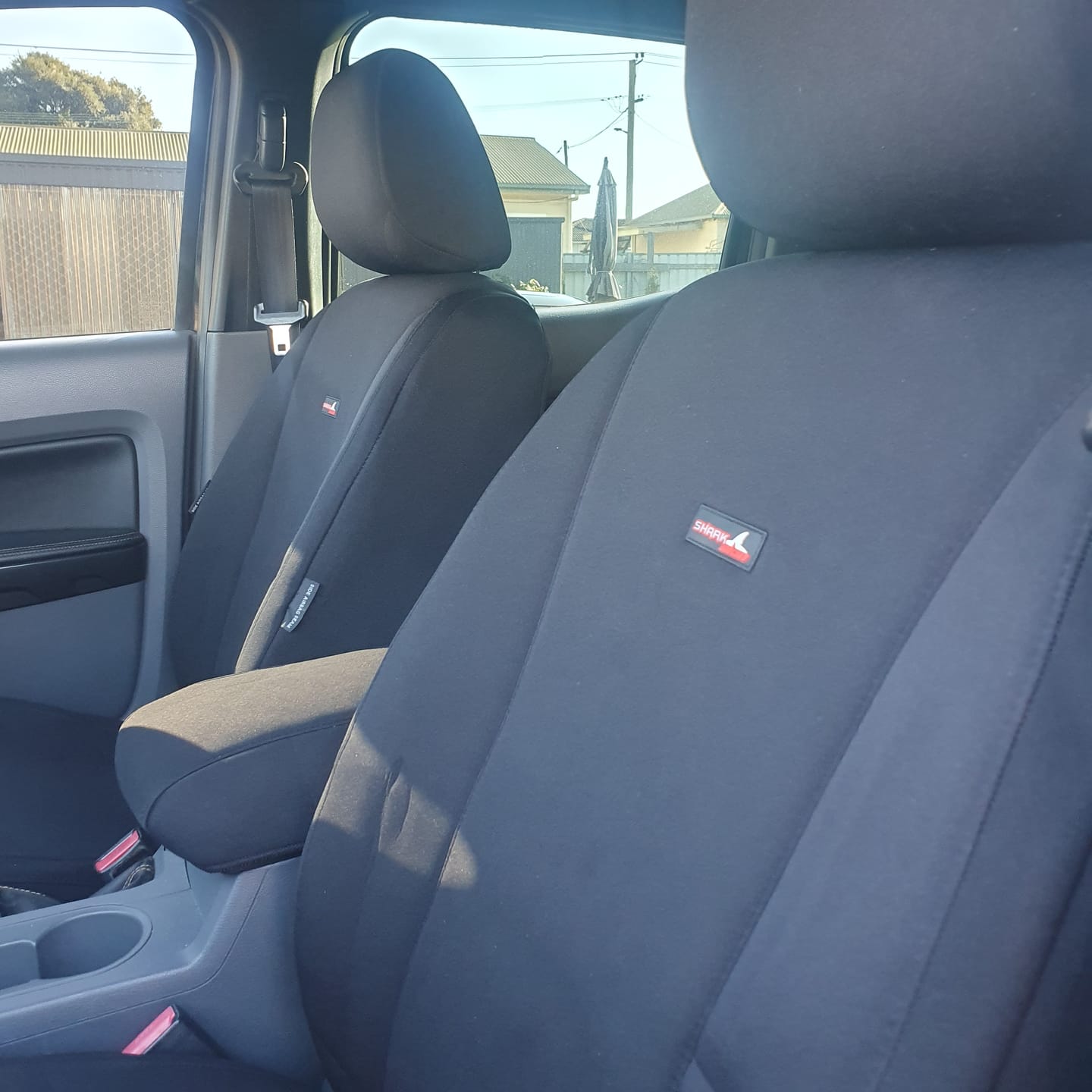 Customer photo review of Sharkskin Front Seat Covers for Ford Ranger (June/2015-ON)