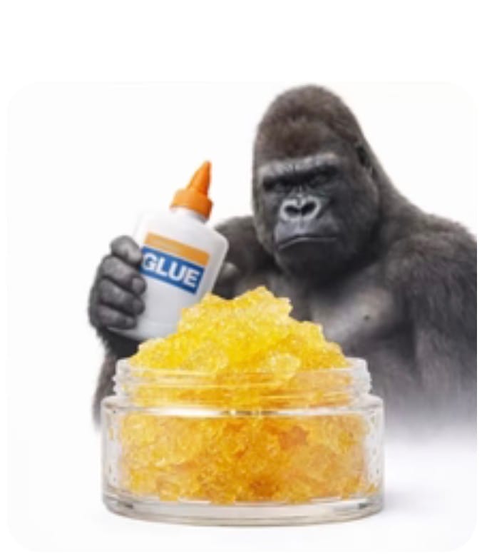 Customer photo review of Legendary Honey Crystal Gorilla Glue 3.5G (BOGO)