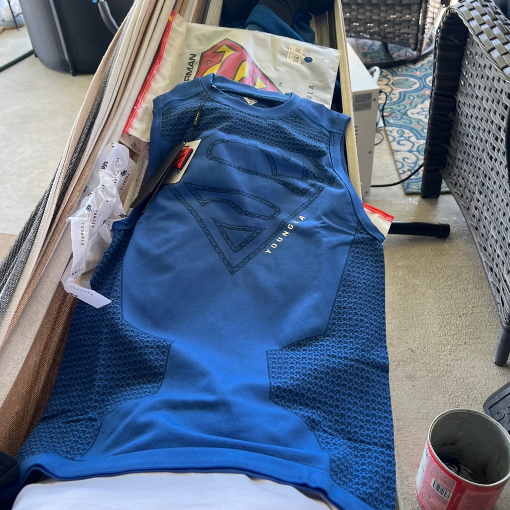 Customer photo review of 3047 - Superman Compression Tanks