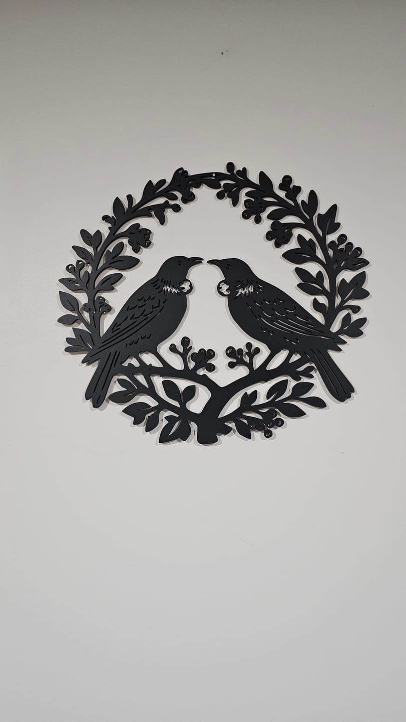 Customer photo review of Tui Wreath Wall Art