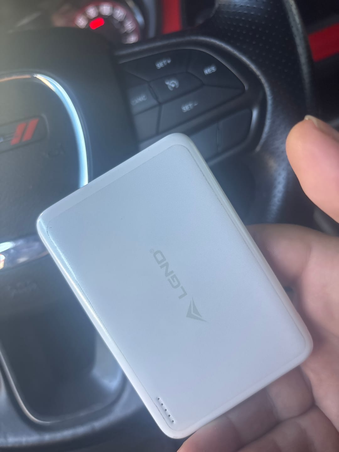 Customer photo review of LGND Outdoors® Slim Magnetic Power Bank