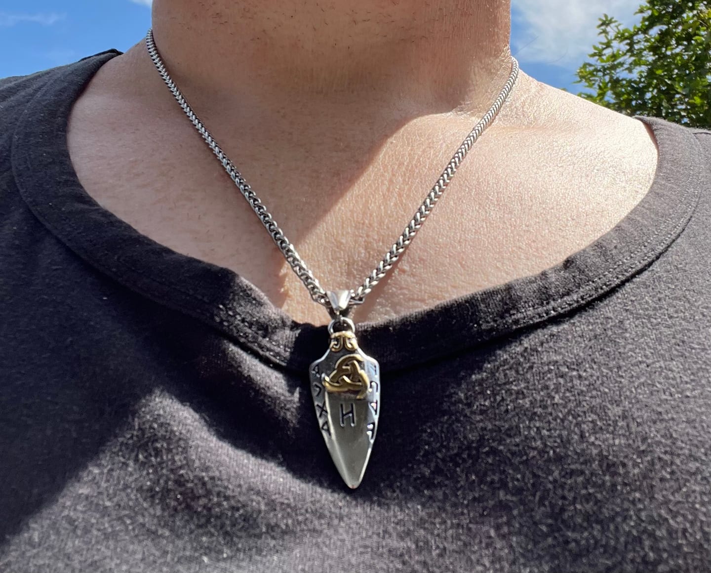 Customer photo review of Gungnir Necklace