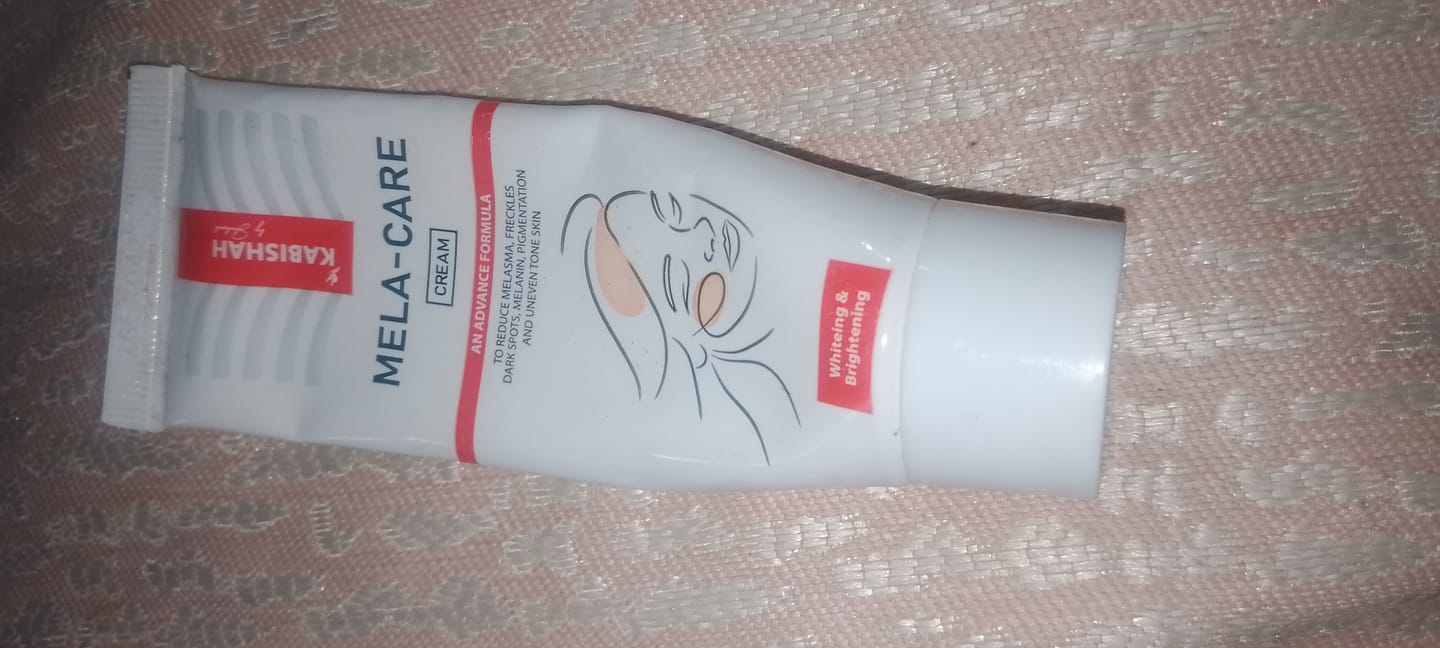 Customer photo review of Mela Care Advanced Brightening Cream Double Pack Bundle
