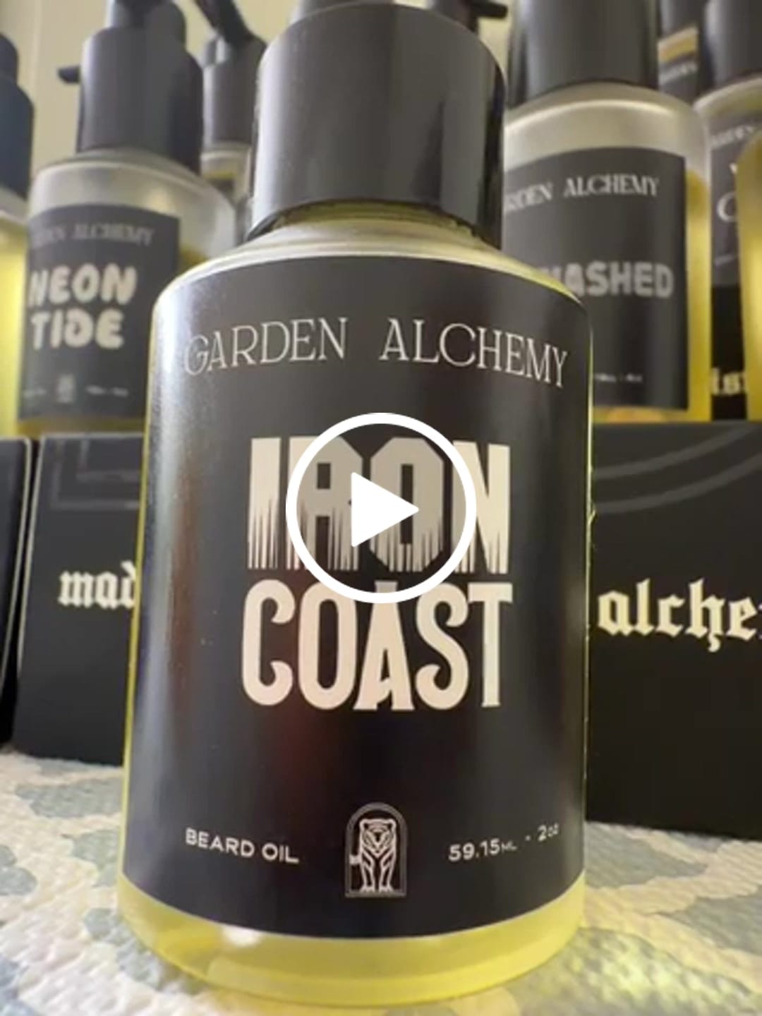Customer video review of IRON COAST BEARD & BODY OIL