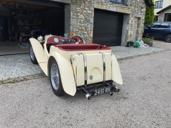 Customer photo review of Classic Oblong Metal Pressed Number Plate - 520mm x 111mm