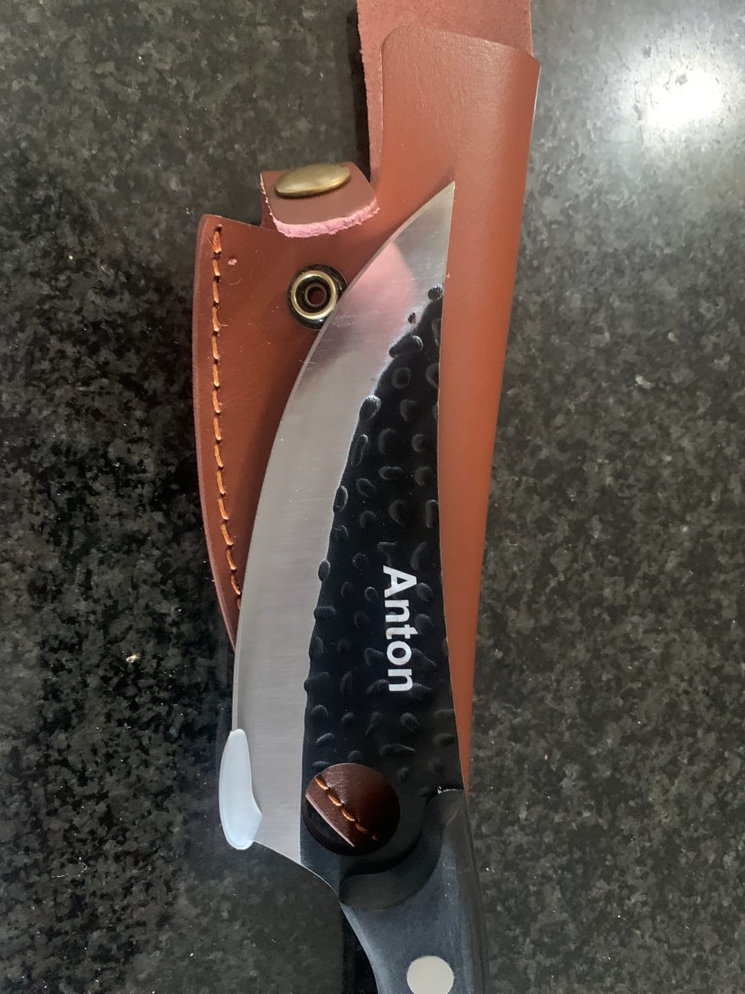 Customer photo review of BRAAIPLANK™ "BEENLEM" HAMMER FORGED BONING KNIFE