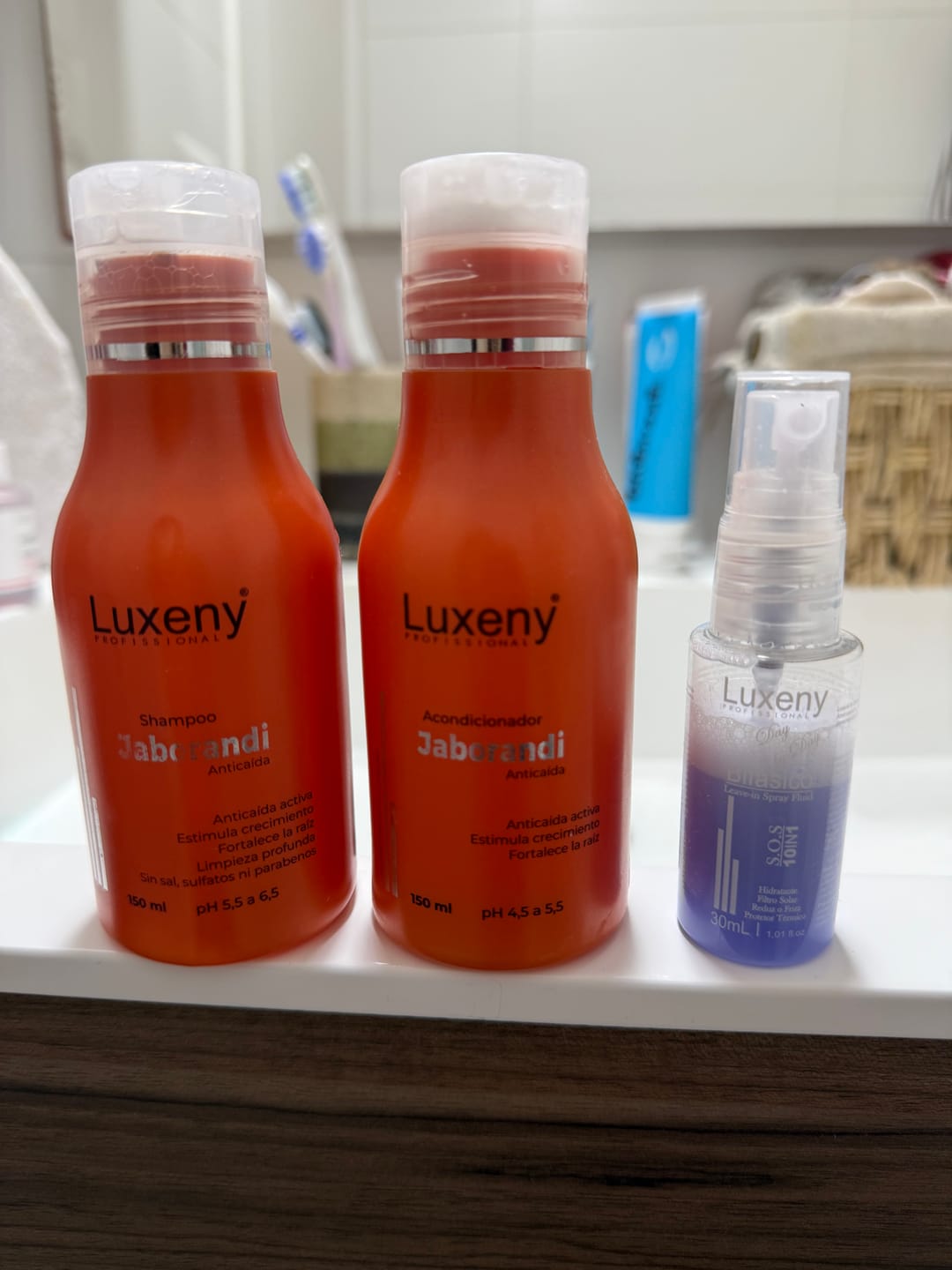 Customer photo review of Shampoo Anticaída Jaborandi 150 ml