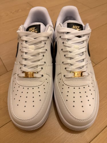 Customer photo review of Nike Air Force 1 Low White Black Gold