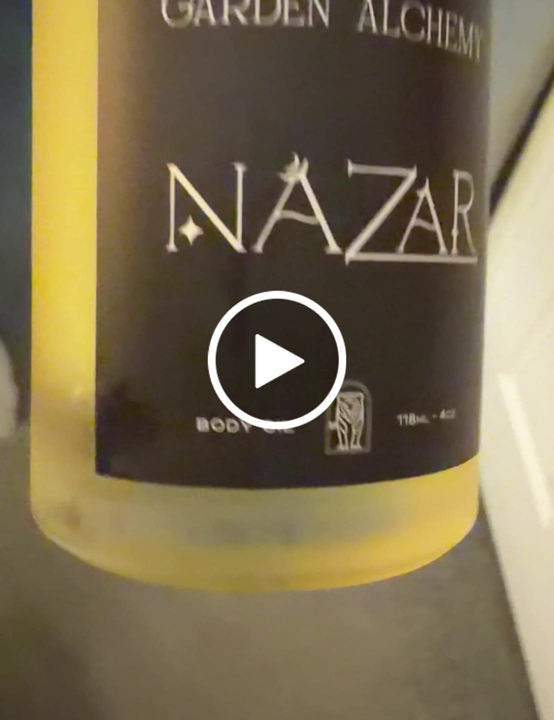 Customer video review of NAZAR BODY OIL