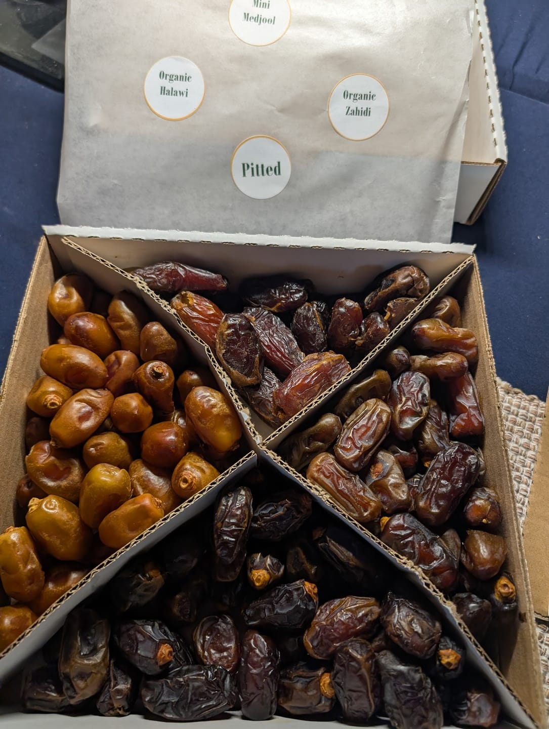 Customer photo review of Organic Premium Medjool Dates Box