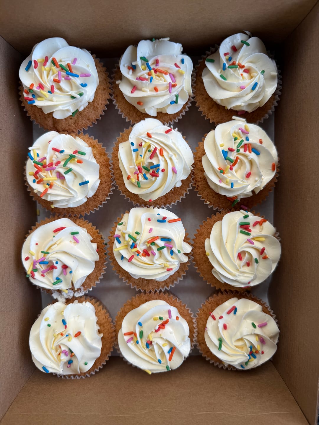 Customer photo review of Gluten Free Vanilla Cupcakes