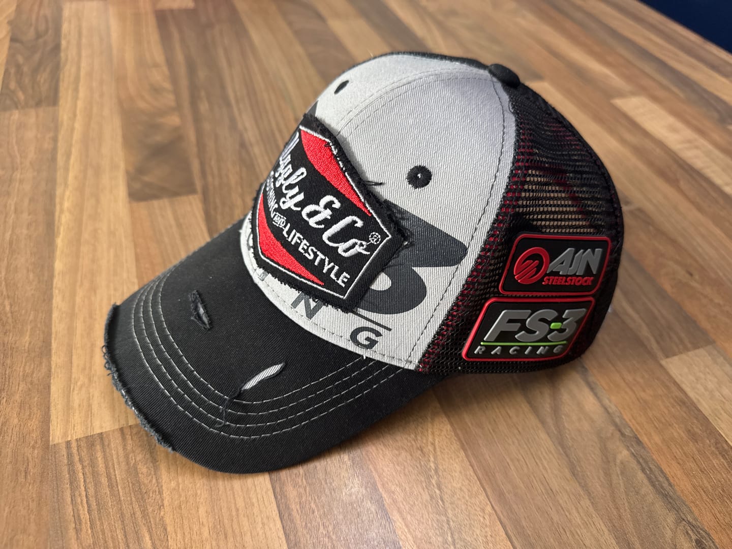 Customer photo review of Diamond Trucker Hat x FS-3 Superbike Racing