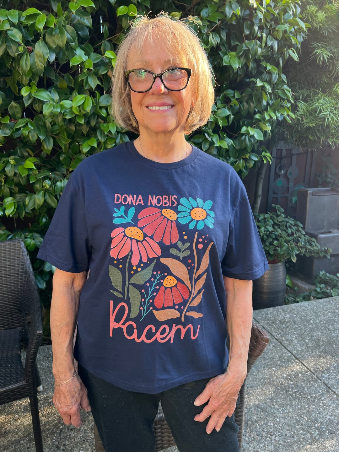 Customer photo review of Dona Nobis Pacem T-Shirt
