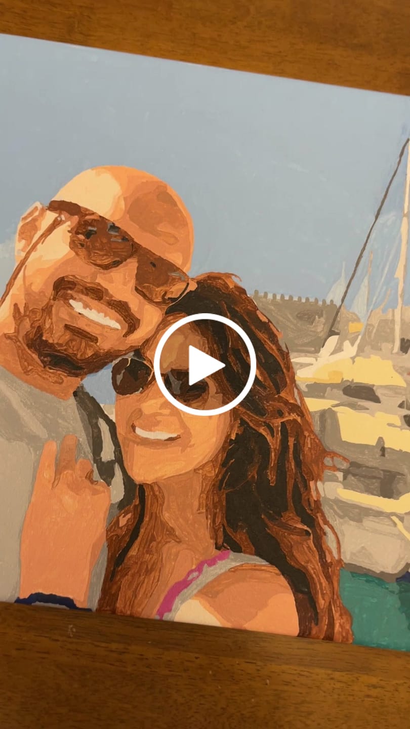 Customer video review of Customized Paint by Numbers Kit - Paint Your Own Photo