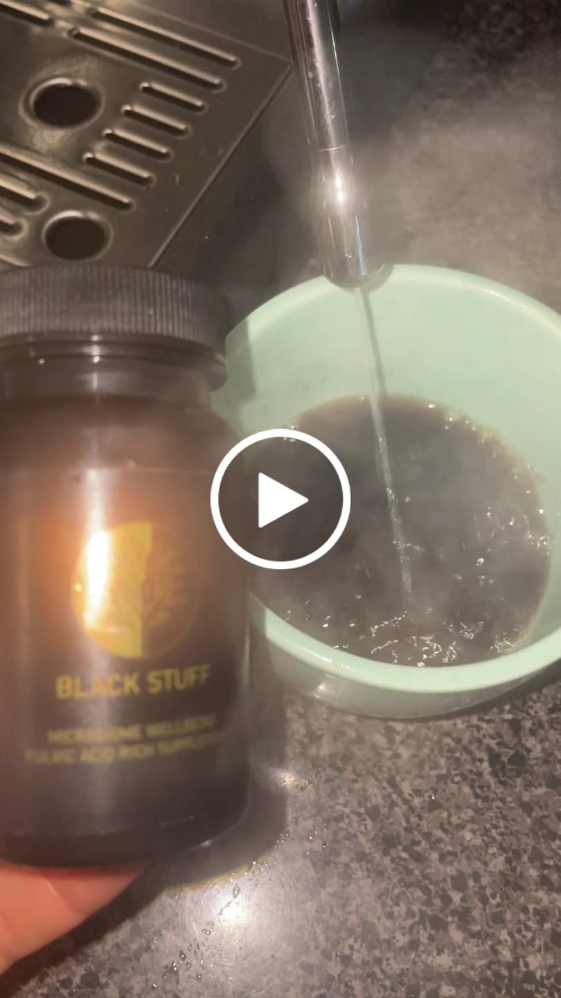 Customer video review of BLACK STUFF POWDER WITH DOSING SCOOP